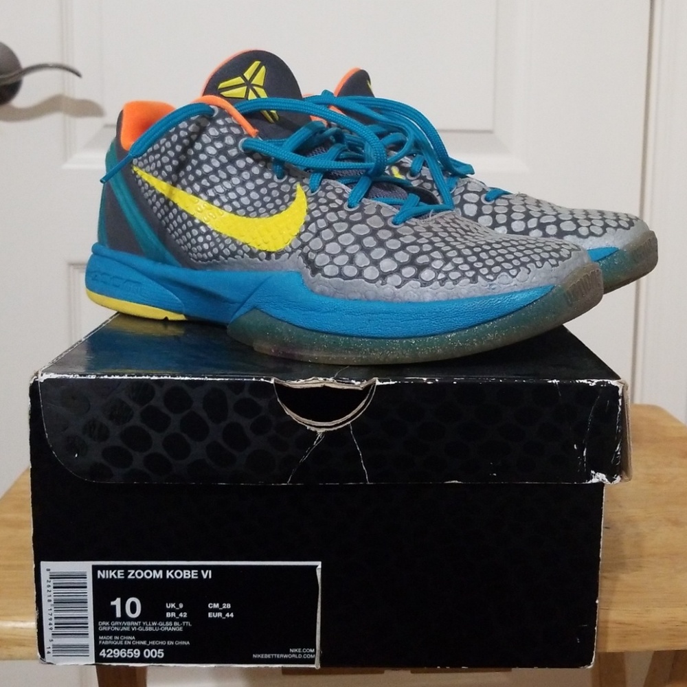 Kobe 6 Glass Blue